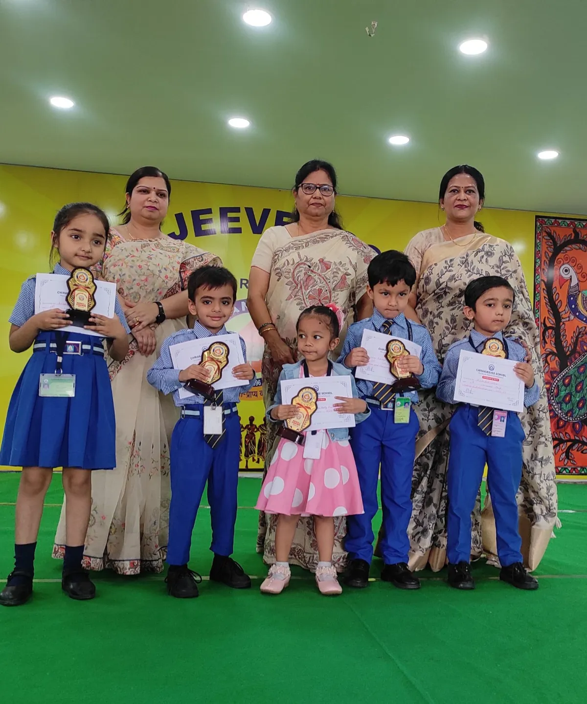 Glimpses Of First Day Of Session For Pre Nursery Students Image